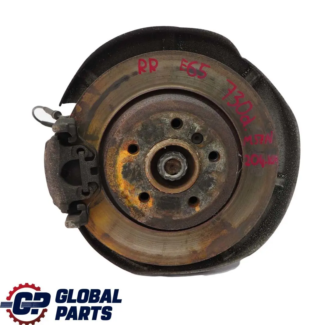BMW 7 Series E65 730d M57N Rear Right O/S Leg Brake Disc Axle Suspension - SKU 6763120-3 - Part number 6753108