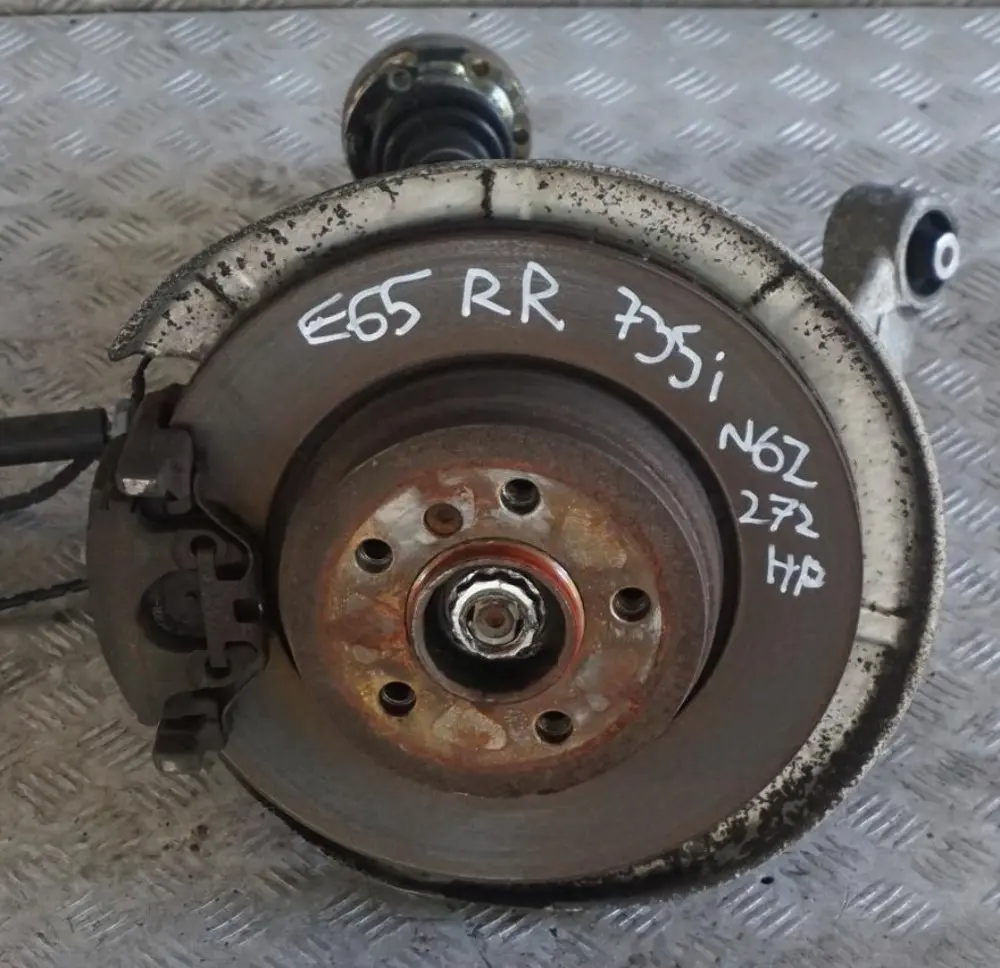 BMW 7 Series E65 735i N62 Rear Right O/S Suspension Leg Axle Brake Disc - SKU 6763120-5 - Part number 6763120