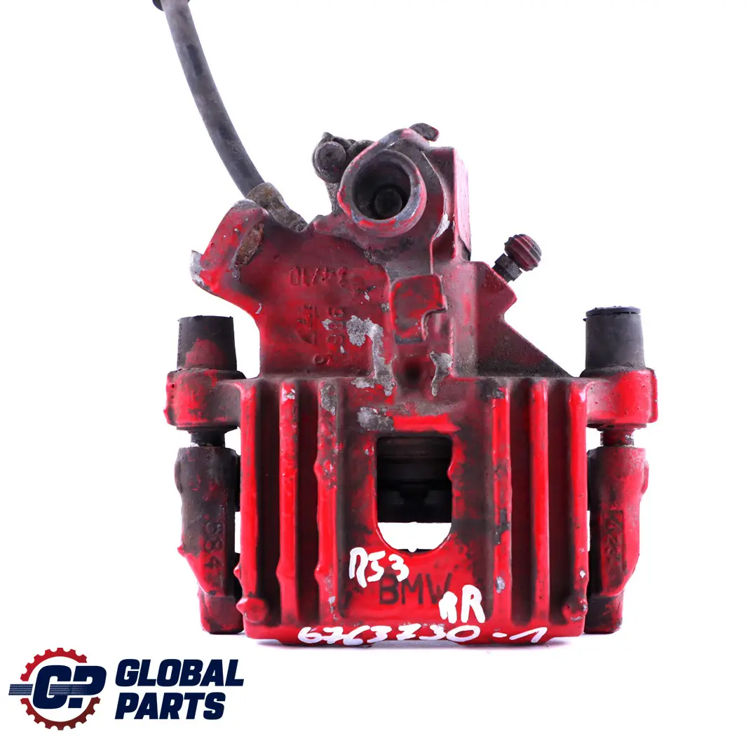 Right Wheel O/S Brake Caliper Housing to Mini Cooper One R50 R52 R53 Rear with Part number 6763730 Mini Cooper One R50 R52 R53 Rear Right Wheel O/S Brake Caliper Housing - SKU 6763730-1 - Part number 6763730