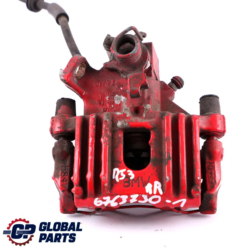 Right Wheel O/S Brake Caliper Housing to Mini Cooper One R50 R52 R53 Rear with Part number 6763730 Mini Cooper One R50 R52 R53 Rear Right Wheel O/S Brake Caliper Housing - SKU 6763730-1 - Part number 6763730