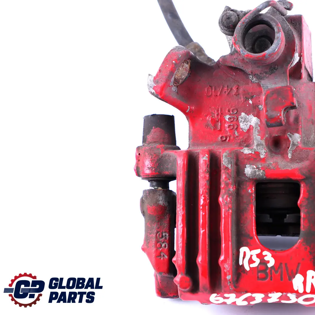 Right Wheel O/S Brake Caliper Housing to Mini Cooper One R50 R52 R53 Rear with Part number 6763730 Mini Cooper One R50 R52 R53 Rear Right Wheel O/S Brake Caliper Housing - SKU 6763730-1 - Part number 6763730
