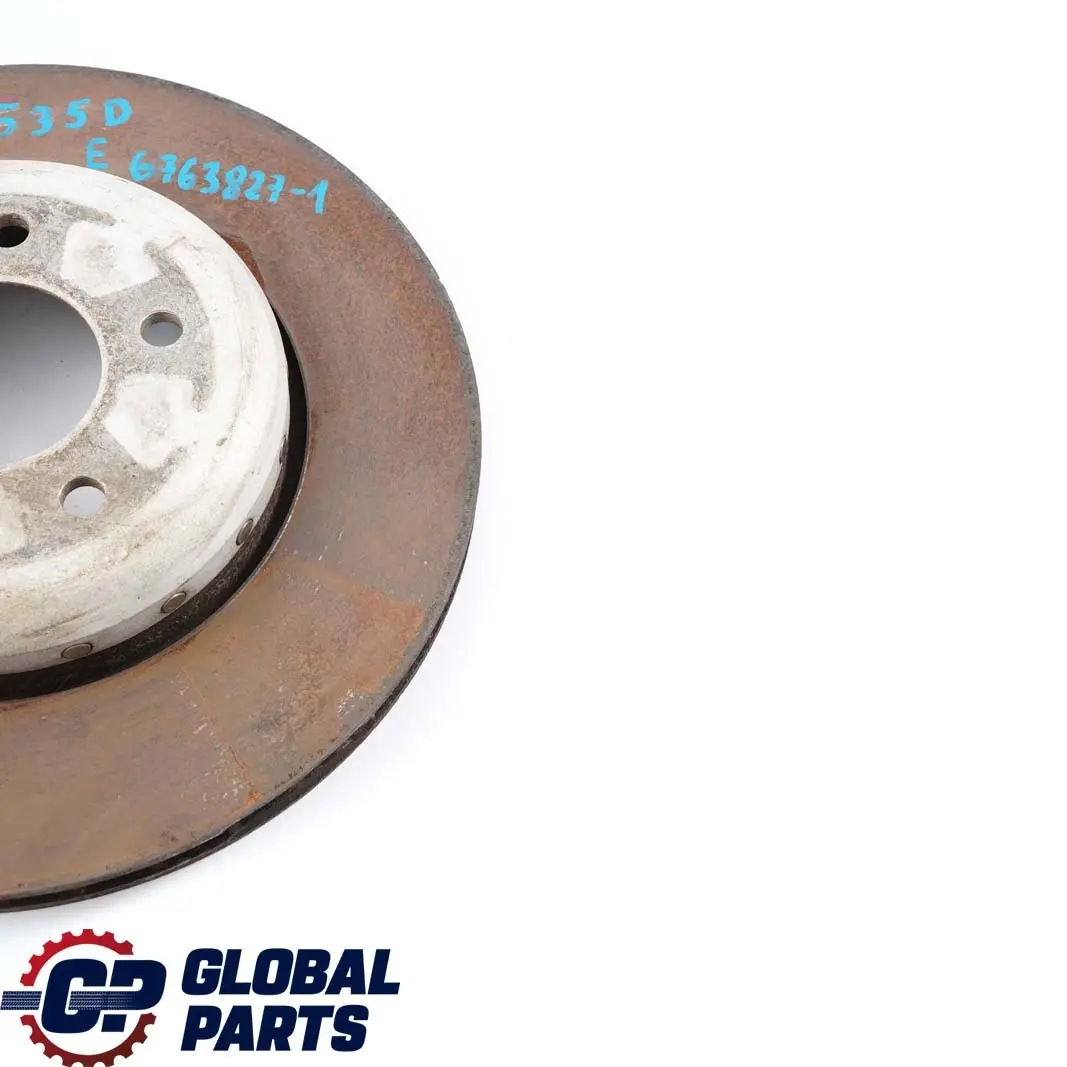 645Ci 550i Rear Wheel Brake Disc 345X24 to BMW 5 6 Series E60 E63 535d 545i with Part number 6763827 BMW 5 6 Series E60 E63 535d 545i 645Ci 550i Rear Wheel Brake Disc 345X24 - SKU 6763827-1 - Part number 6763827