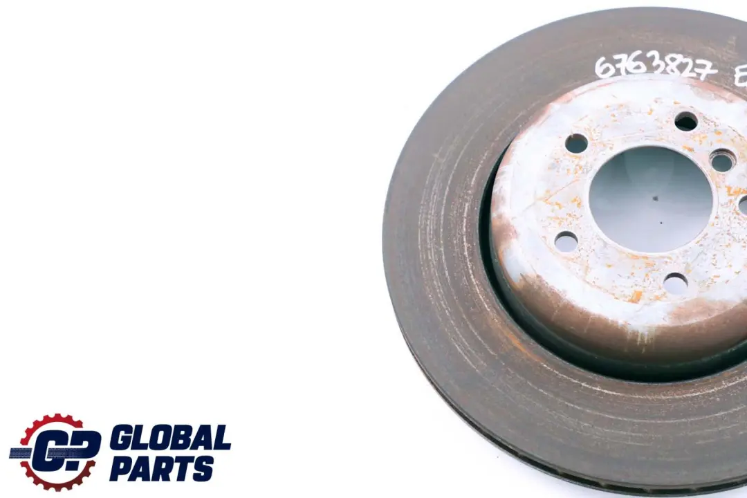 BMW 5 6 Series E60 E63 545i 645Ci 550i Rear Wheel Brake Disc 345X24 - SKU 6763827 - Part number 6763827