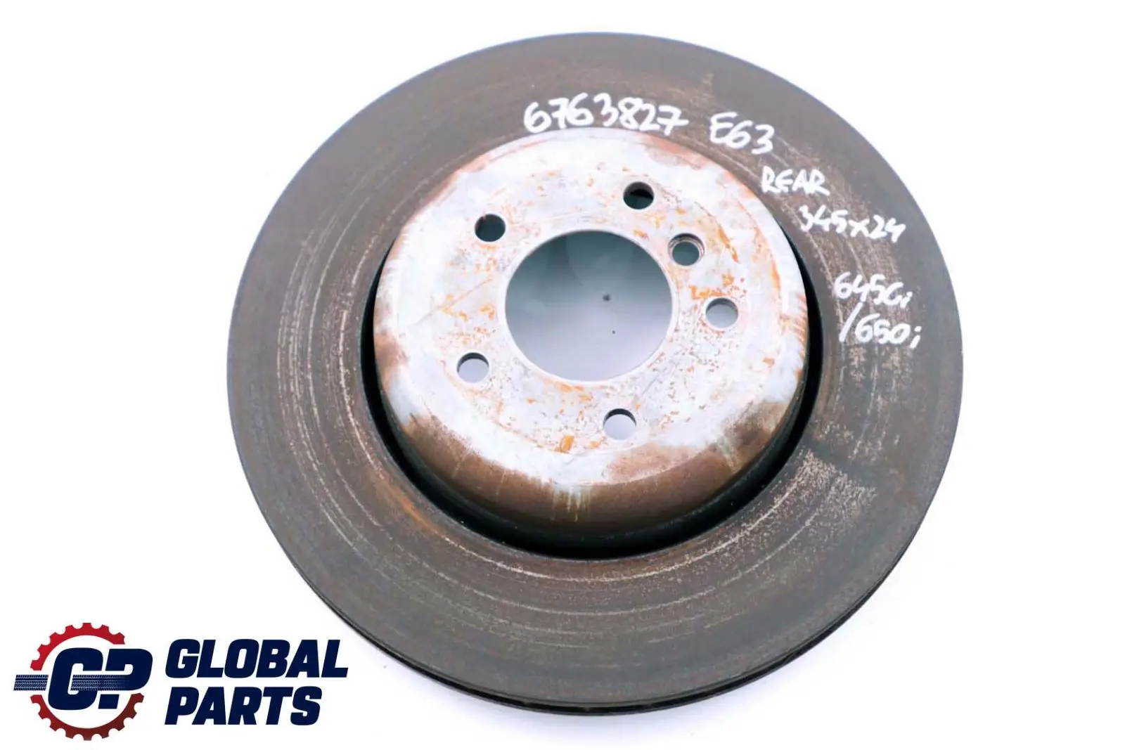 BMW 5 6 Series E60 E63 545i 645Ci 550i Tylna Tarcza Hamulcowa 345X24