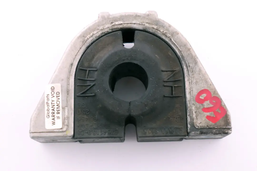Barra Antivuelco Delantera Goma Montaje Estabilizador 6757099 para BMW E60 E61 con número de pieza 6764113 BMW E60 E61 Barra Antivuelco Delantera Goma Montaje Estabilizador 6757099 - SKU 6764113 - Número de pieza 6764113