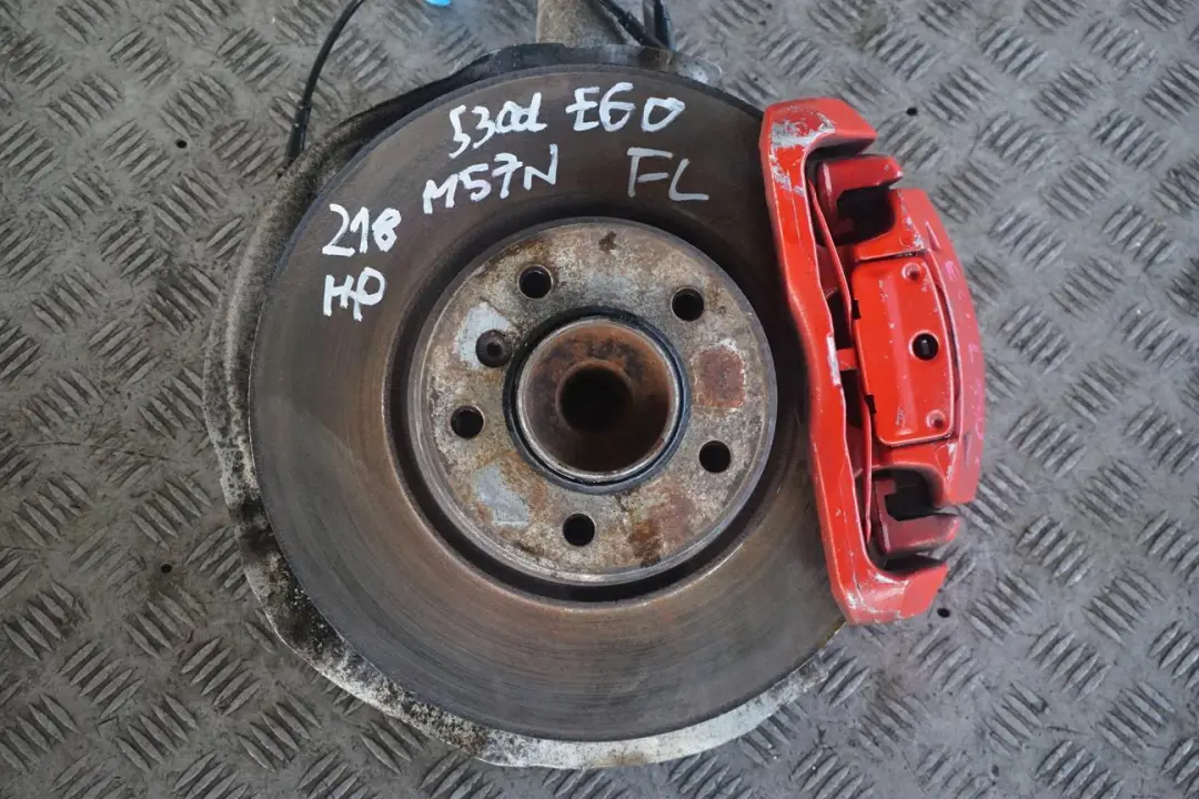 M57N2 Stoßdämpfer Federbein Schwenklager Bremsscheibe Vorn Links für BMW E60 530d mit Teilenummer 6764457 BMW E60 530d M57N2 Stoßdämpfer Federbein Schwenklager Bremsscheibe Vorn Links - SKU 6764457-6 - Teilenummer 6764457