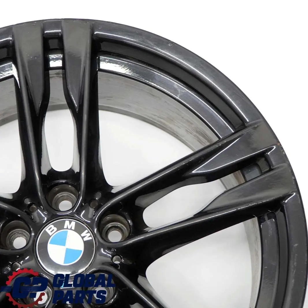 BMW F06 F12 Black Rear Wheel Alloy Rim 20" 9J ET:44 M Double Spoke 373 - SKU 7843716-1 - Part number 7843716