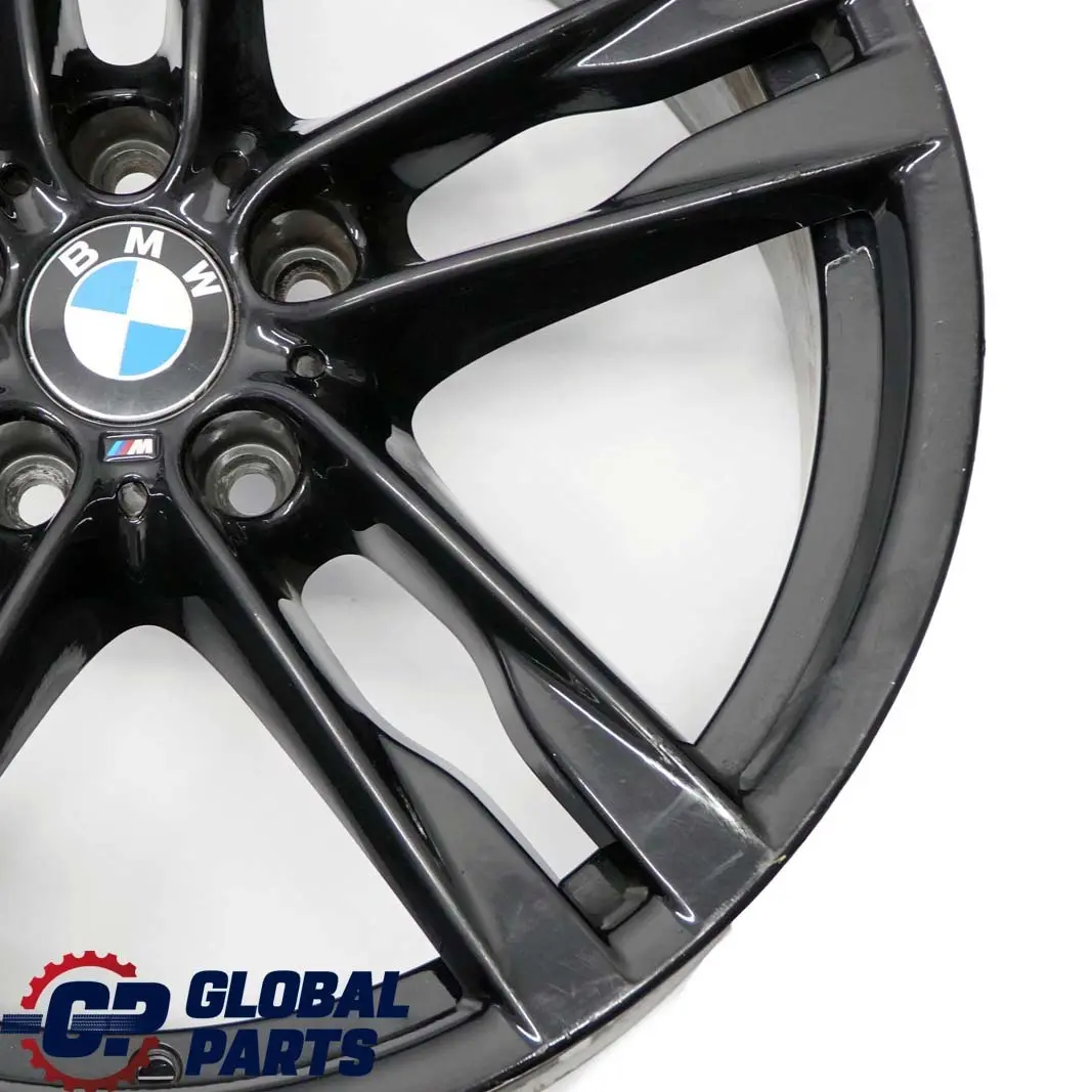 BMW F06 F12 Black Rear Wheel Alloy Rim 20" 9J ET:44 M Double Spoke 373 - SKU 7843716-1 - Part number 7843716