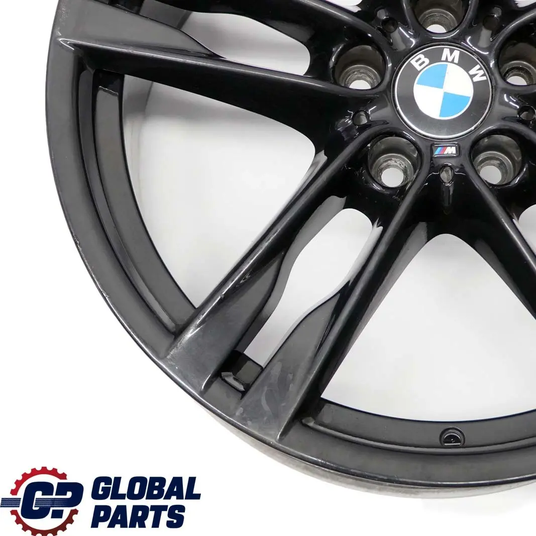BMW F06 F12 Black Rear Wheel Alloy Rim 20" 9J ET:44 M Double Spoke 373 - SKU 7843716-1 - Part number 7843716