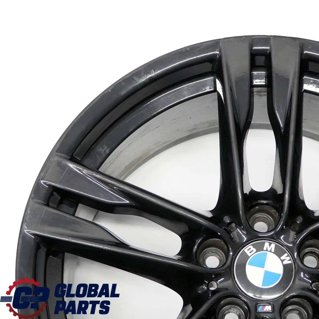 BMW F06 F12 Black Rear Wheel Alloy Rim 20" 9J ET:44 M Double Spoke 373 - SKU 7843716-1 - Part number 7843716