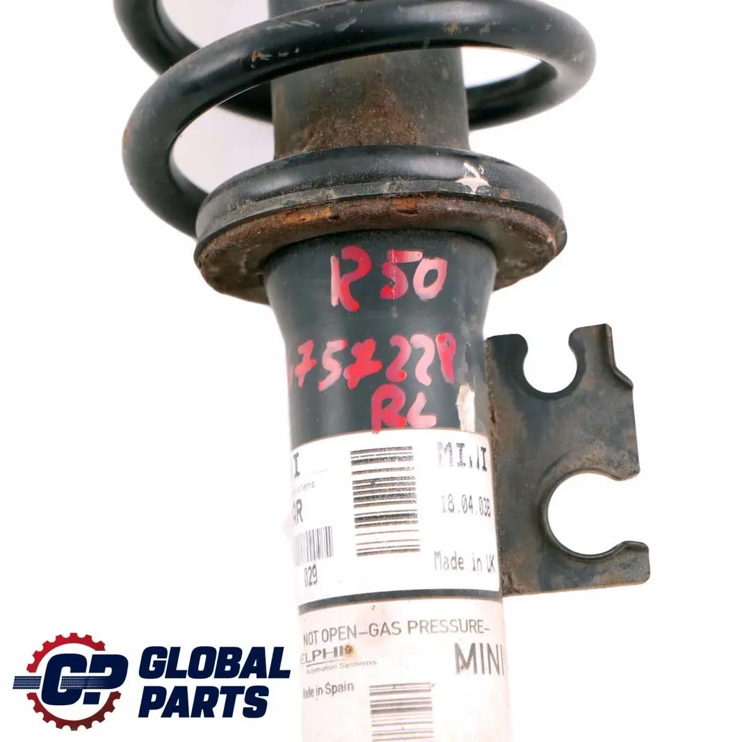 BMW Mini R50 One Rear Left N/S Shock Absorber Suspension Spring Strut - SKU 6764912 - Part number 6764912