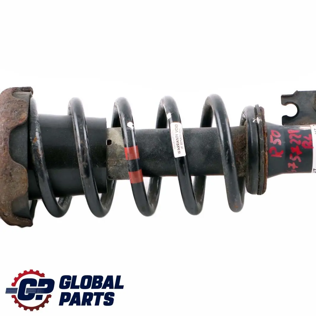 Amortiguador Trasero Izquierdo Suspension Muelle Strut para Mini R50 Un con número de pieza 6764912 Mini R50 Un Amortiguador Trasero Izquierdo Suspension Muelle Strut - SKU 6764912 - Número de pieza 6764912