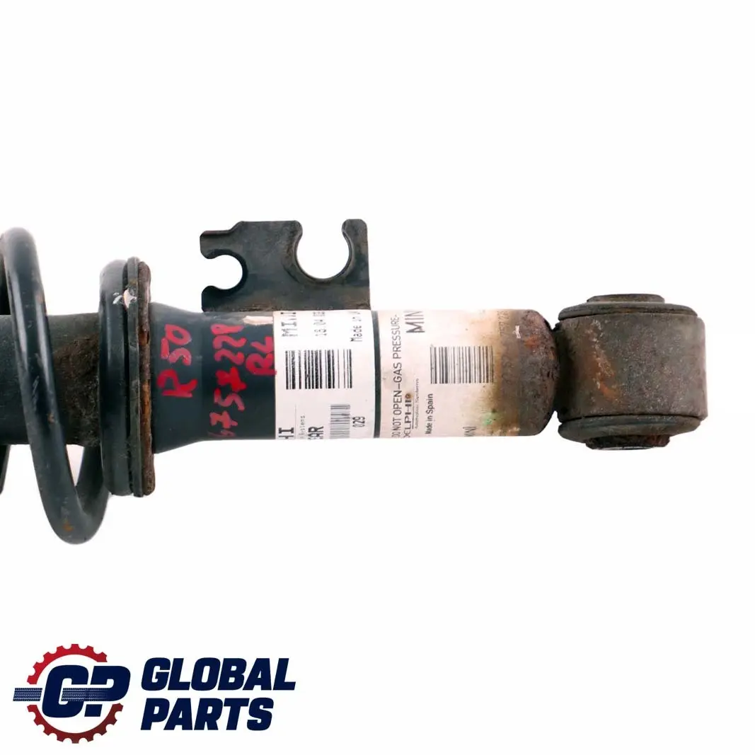 Mini R50 Un Amortiguador Trasero Izquierdo Suspension Muelle Strut - SKU 6764912 - Número de pieza 6764912