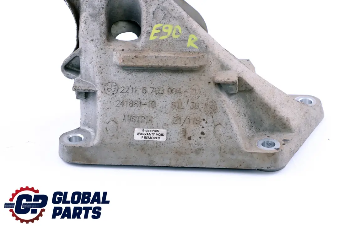 Soporte Motor Derecho Completo para BMW Serie 1 3 Z4 E81 E87 E90 E91 LCI con número de pieza 6765004 BMW Serie 1 3 Z4 E81 E87 E90 E91 LCI Soporte Motor Derecho Completo - SKU 6765004 - Número de pieza 6765004