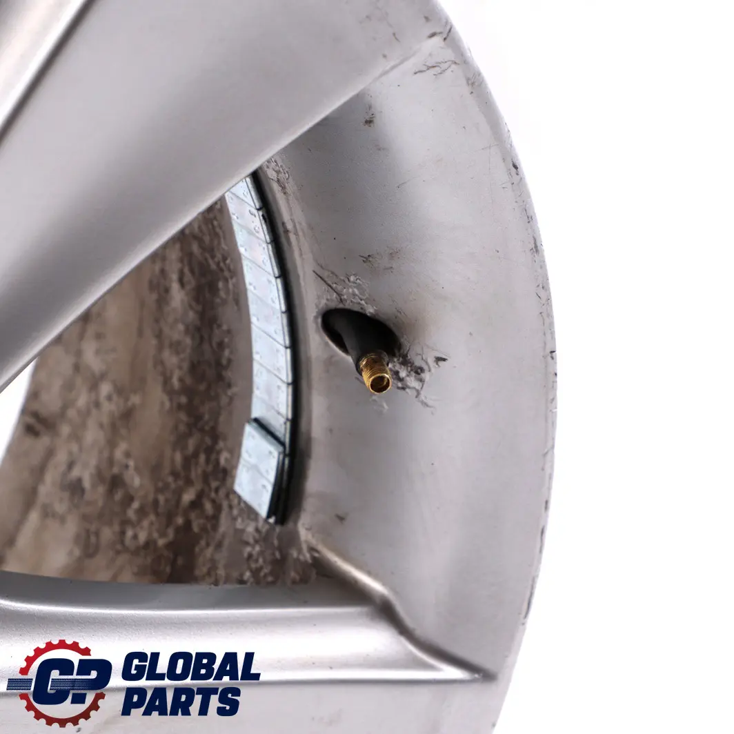 Alloy Wheel Rim 19" 9J ET:51 Star Spoke 128 to BMW X3 E83 Silver Rear with Part number 6765029 BMW X3 E83 Silver Rear Alloy Wheel Rim 19" 9J ET:51 Star Spoke 128 - SKU 6765029-2 - Part number 6765029