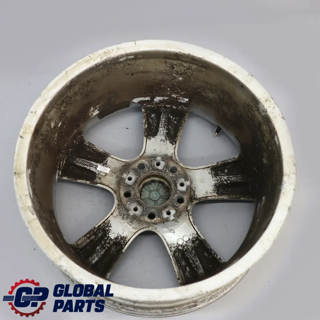 Alloy Wheel Rim 19" 9J ET:51 Star Spoke 128 to BMW X3 E83 Silver Rear with Part number 6765029 BMW X3 E83 Silver Rear Alloy Wheel Rim 19" 9J ET:51 Star Spoke 128 - SKU 6765029-3 - Part number 6765029