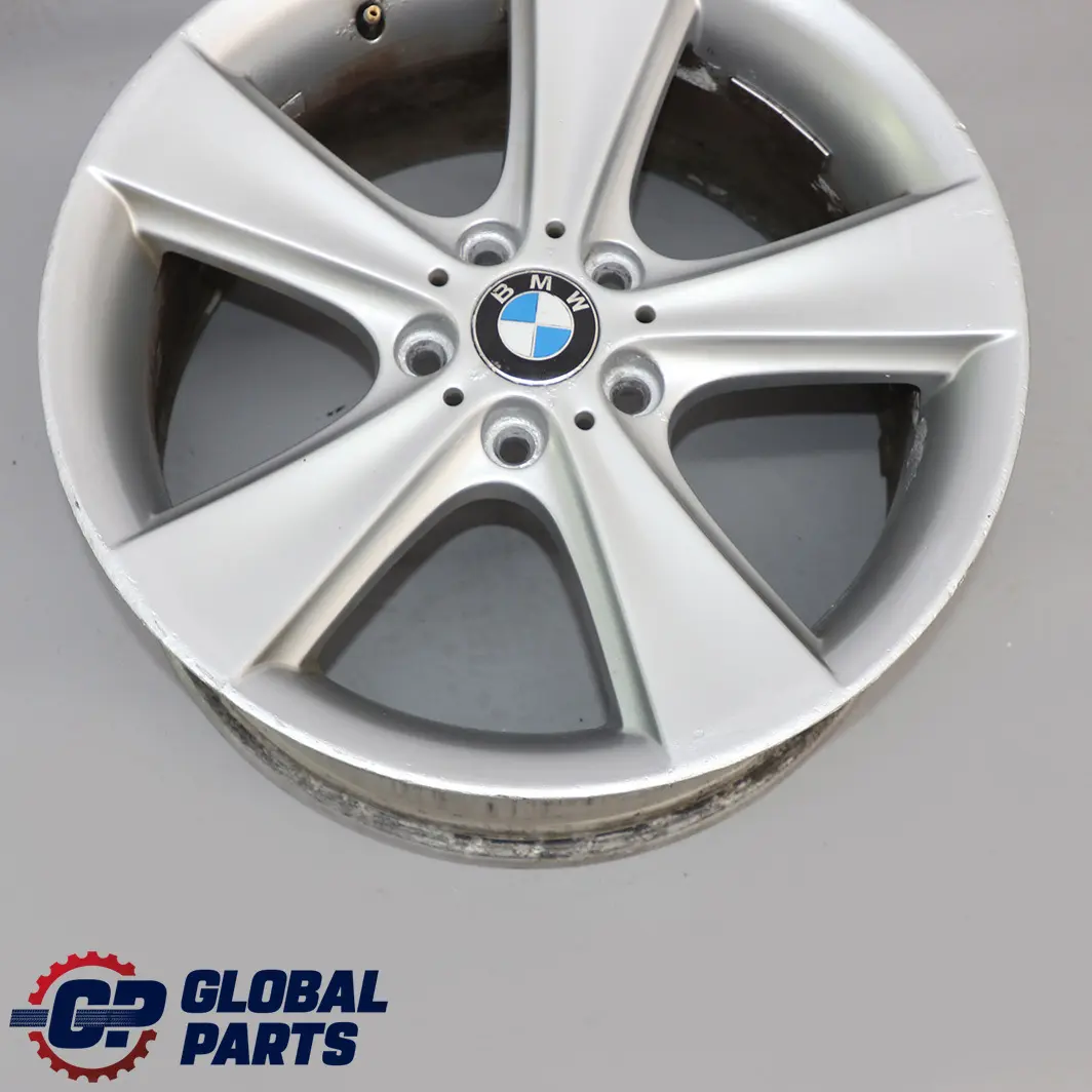 Alloy Wheel Rim 19" 9J ET:51 Star Spoke 128 to BMW X3 E83 Silver Rear with Part number 6765029 BMW X3 E83 Silver Rear Alloy Wheel Rim 19" 9J ET:51 Star Spoke 128 - SKU 6765029-3 - Part number 6765029