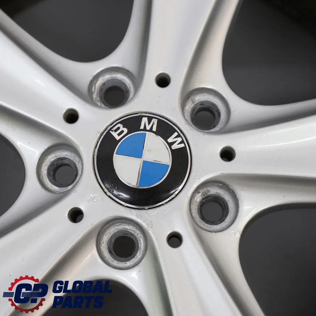 BMW X3 E83 Silver Rear Alloy Wheel Rim 19" 9J ET:51 Star Spoke 128 - SKU 6765029-3 - Part number 6765029