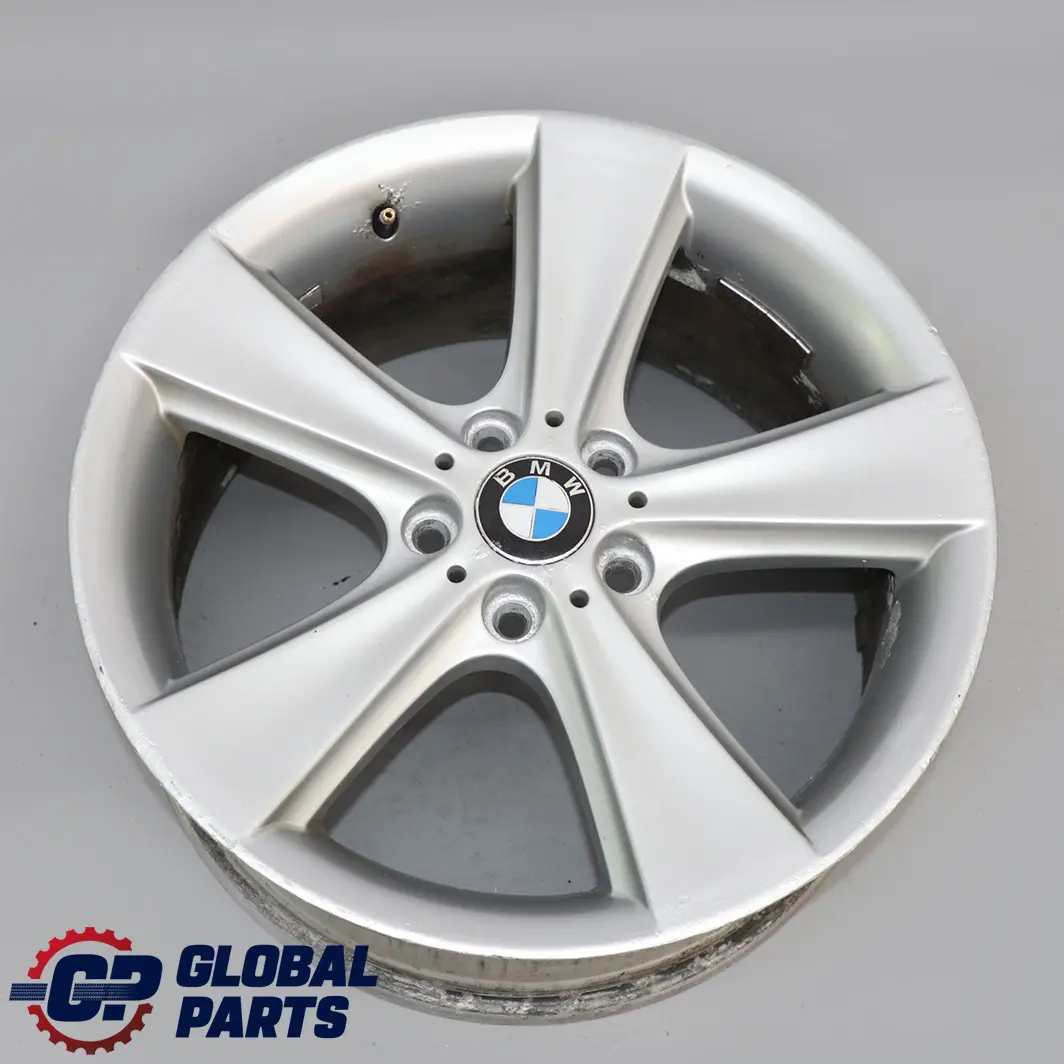 Alloy Wheel Rim 19" 9J ET:51 Star Spoke 128 to BMW X3 E83 Silver Rear with Part number 6765029 BMW X3 E83 Silver Rear Alloy Wheel Rim 19" 9J ET:51 Star Spoke 128 - SKU 6765029-3 - Part number 6765029