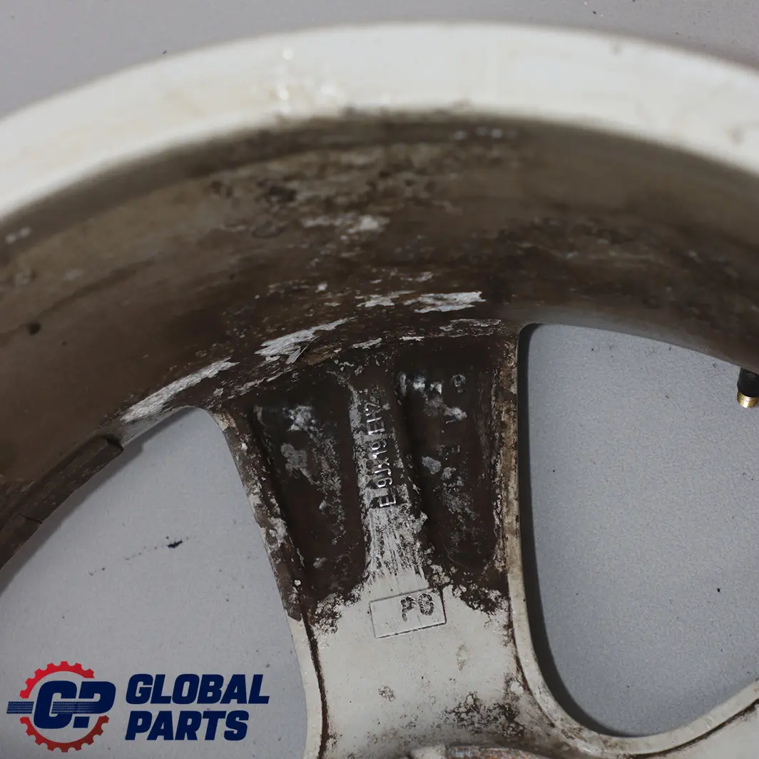 Alloy Wheel Rim 19" 9J ET:51 Star Spoke 128 to BMW X3 E83 Silver Rear with Part number 6765029 BMW X3 E83 Silver Rear Alloy Wheel Rim 19" 9J ET:51 Star Spoke 128 - SKU 6765029-3 - Part number 6765029