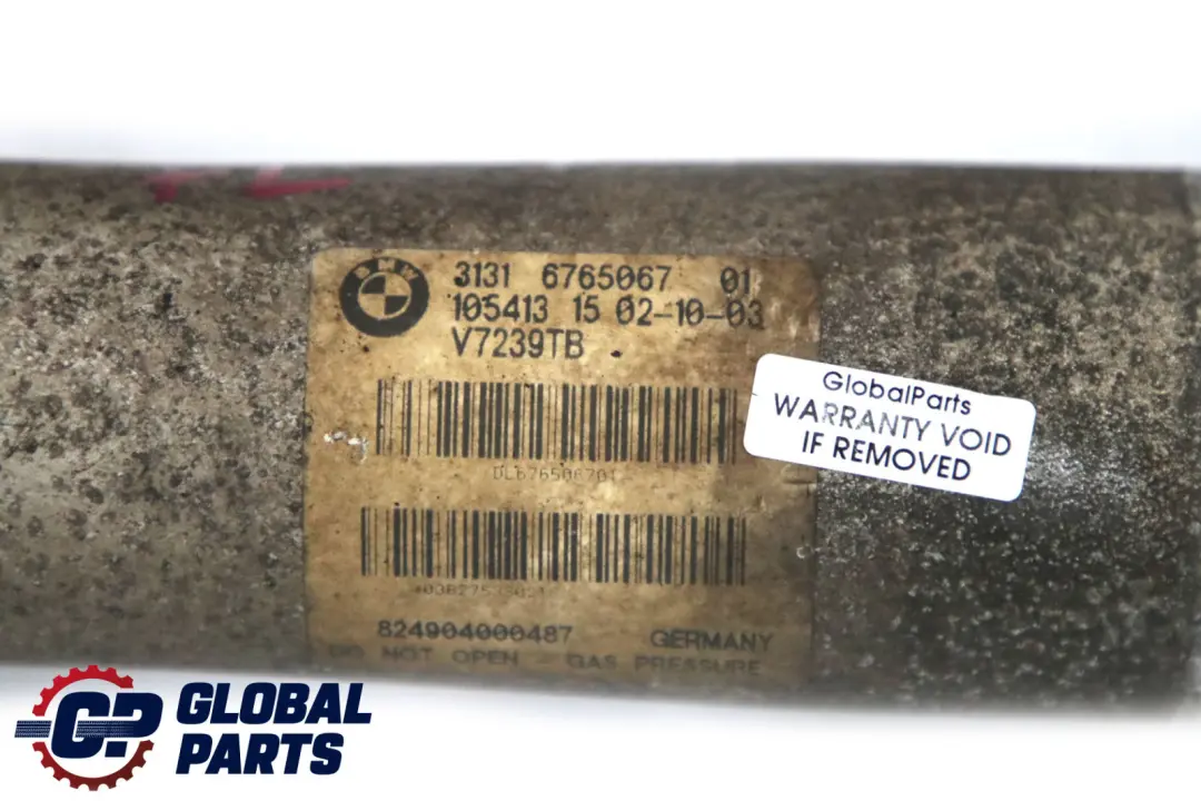 BMW 7 Series E65 Front Rear Spring Strut Shock Absorber White Coil Springs Set - SKU 6765067-2 - Part number 6786537