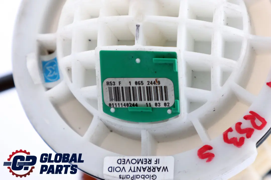 Level Sensor and Filter to Mini Cooper S R52 R53 Petrol W11 Fuel with Part number 6765124 Mini Cooper S R52 R53 Petrol W11 Fuel Level Sensor and Filter - SKU 6765124 - Part number 6765124