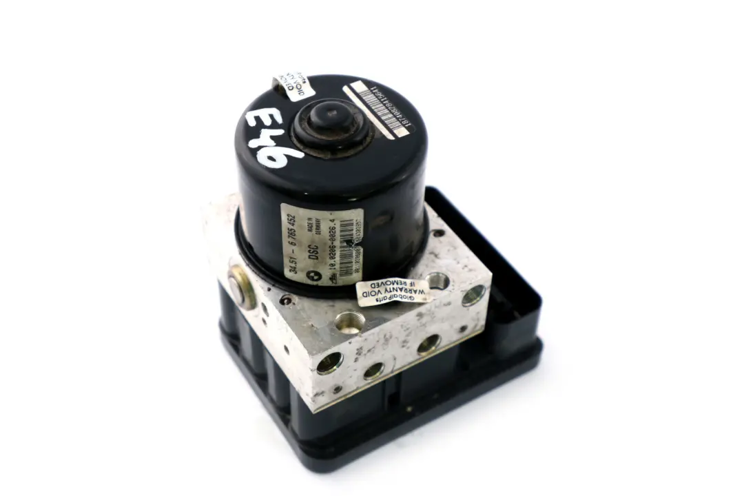 ABS DSC Hydroaggregat Pumpenmodul 6765454 für BMW 3 er E46 mit Teilenummer 2460467 BMW 3 er E46 ABS DSC Hydroaggregat Pumpenmodul 6765454 - SKU 6765452 - Teilenummer 2460467