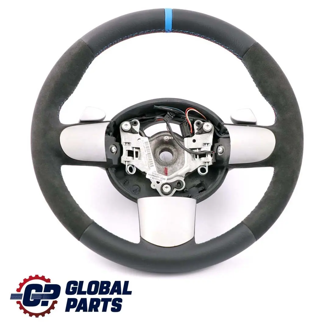 Mini Cooper R50 R53 NEU Schwarz Leder / Alcantara Lenkrad 3 Farben Steptronic - SKU 6765660-1 - Teilenummer 6765660