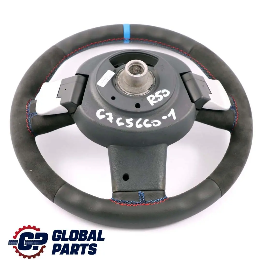 Mini Cooper R50 R52 Nuova Pelle Nera Volante M-Tricolori Steptronic - SKU 6765660-1 - Numero di parte 6765660