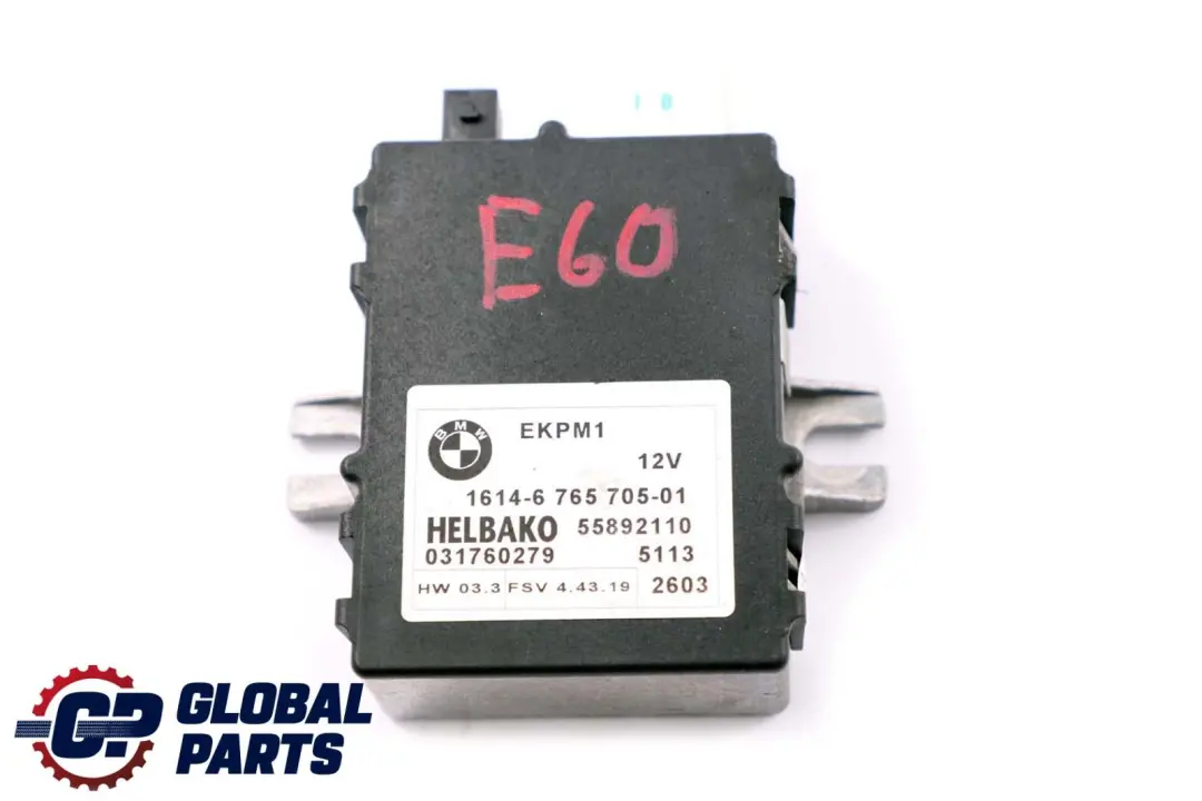  Module Pompe À Carburant BMW E60 E81 E87 E90 E91 LCI Unité Contrôle ECU - SKU 6765705 - Numéro de pièce 6765705