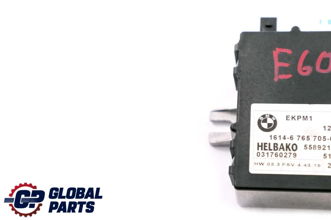  Módulo Bomba Combustible BMW E60 E81 E87 E90 E91 LCI Unidad Control ECU - SKU 6765705 - Número de pieza 6765705