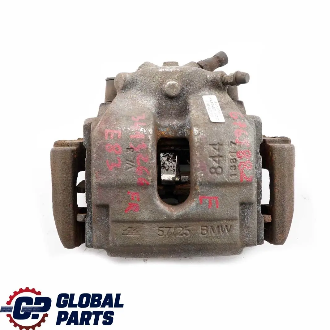 Reihe E83 Bremssattelgehäuse Vorne Rechts 844 57/25 für BMW X3 mit Teilenummer 6765882 BMW X3 Reihe E83 Bremssattelgehäuse Vorne Rechts 844 57/25 - SKU 6765882 - Teilenummer 6765882