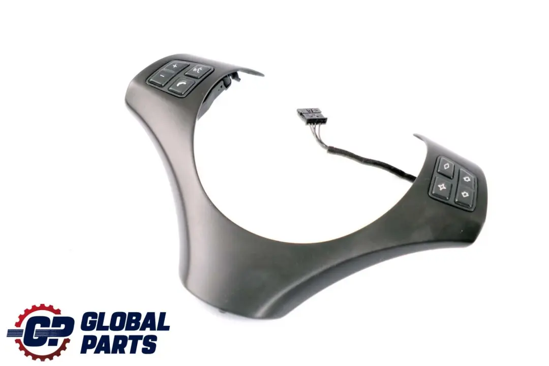BMW 1 3 Series E87 E90 E91 Black Trim Cover Multifunction Switch Steering Wheel - SKU 6767211-1 - Part number 6767211