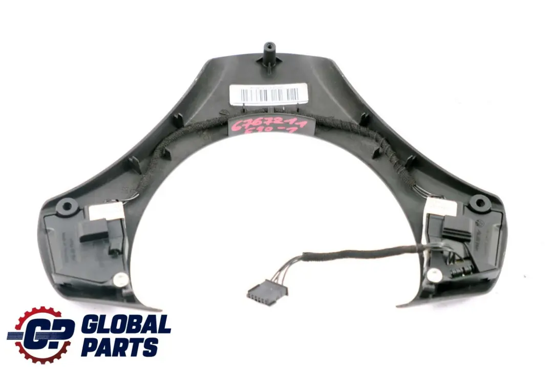 Trim Cover Multifunction Switch Steering Wheel to BMW 1 3 Series E87 E90 E91 Black with Part number 6767211 BMW 1 3 Series E87 E90 E91 Black Trim Cover Multifunction Switch Steering Wheel - SKU 6767211-1 - Part number 6767211