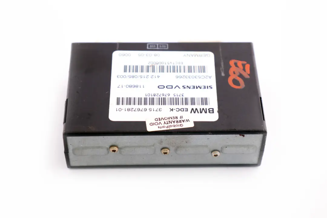 EDC-K Unidad De control para BMW E60 E61N LCI E63 E65 con número de pieza 6779672 BMW E60 E61N LCI E63 E65 EDC-K Unidad De control - SKU 6767281 - Número de pieza 6779672