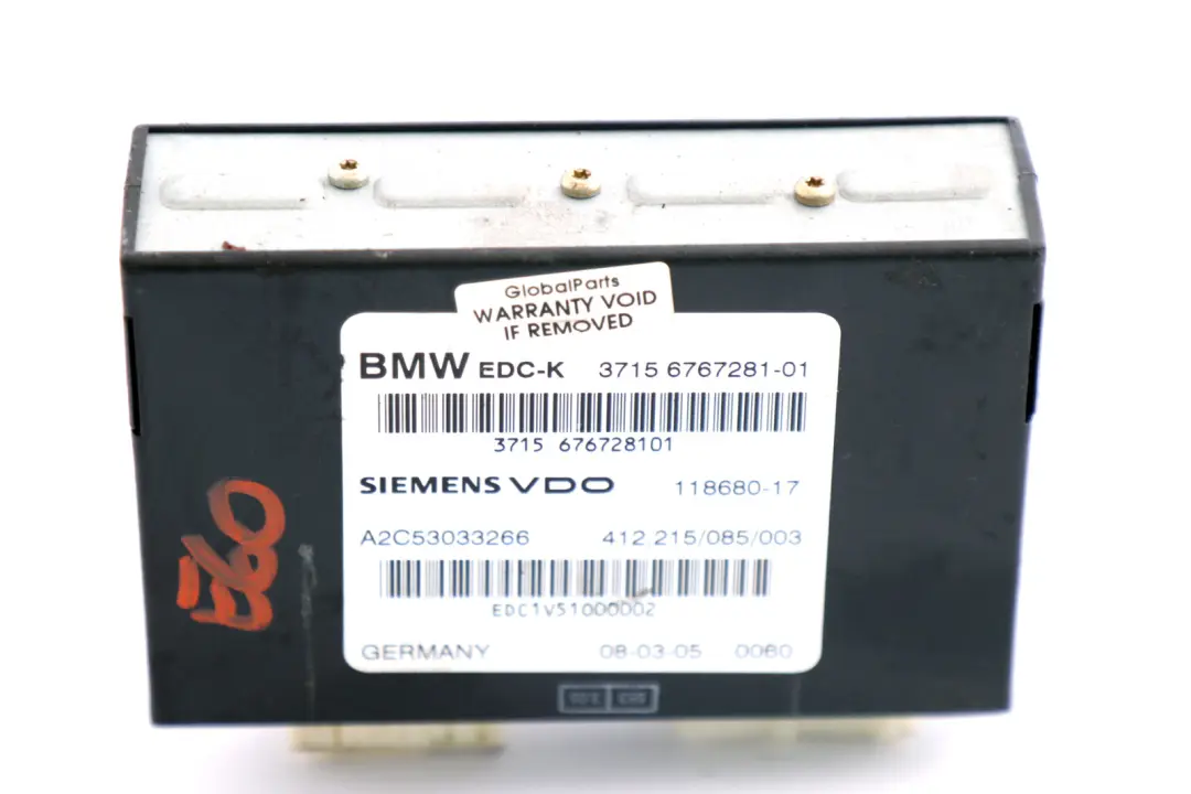 6er-Reihe E60 E61N LCI E63 E65 Edc-K Commande Controleur de Module, A De T pour BMW à propos du numéro de pièce 6779672 BMW 6er-Reihe E60 E61N LCI E63 E65 Edc-K Commande Controleur de Module, A De T - SKU 6767281 - Numéro de pièce 6779672