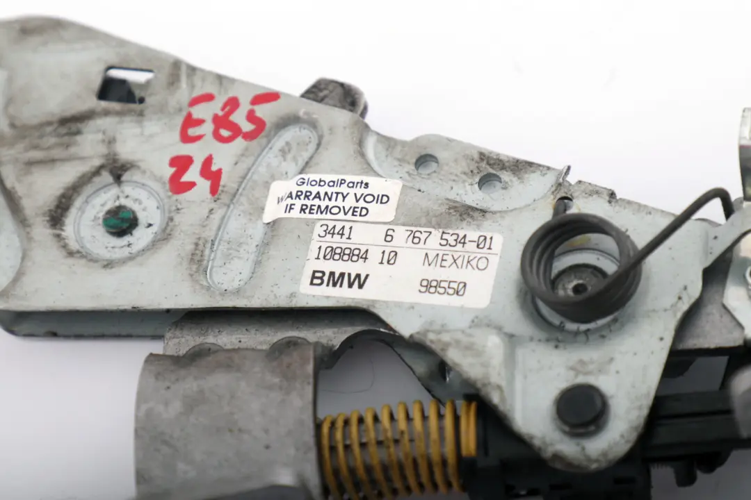 BMW E85 E86 Handbremse Bremshebel Mechanismus 6774798 6757544 - SKU 6767534 - Teilenummer 6767534