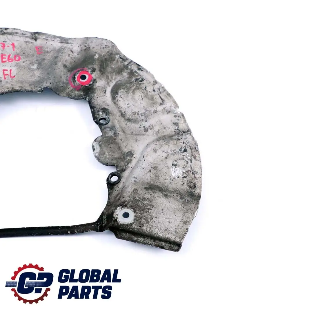 Piastra Protezione Disco Freno Anteriore Sinistro per BMW E60 E61 con numero di parte 6767647 BMW E60 E61 Piastra Protezione Disco Freno Anteriore Sinistro - SKU 6767647-1 - Numero di parte 6767647