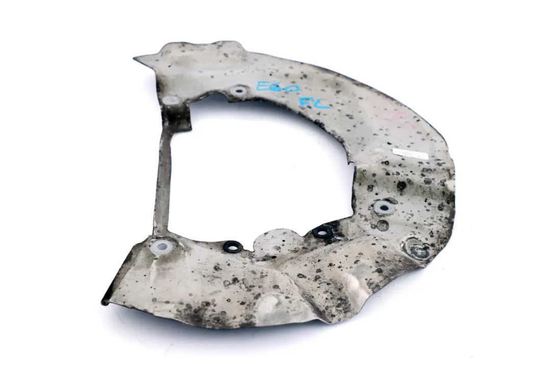 Protection Cover Plate Brake Disc Front Left N/S für BMW 5 er E60 E61 mit Teilenummer 6767647 BMW 5 er E60 E61 Protection Cover Plate Brake Disc Front Left N/S - SKU 6767647 - Teilenummer 6767647