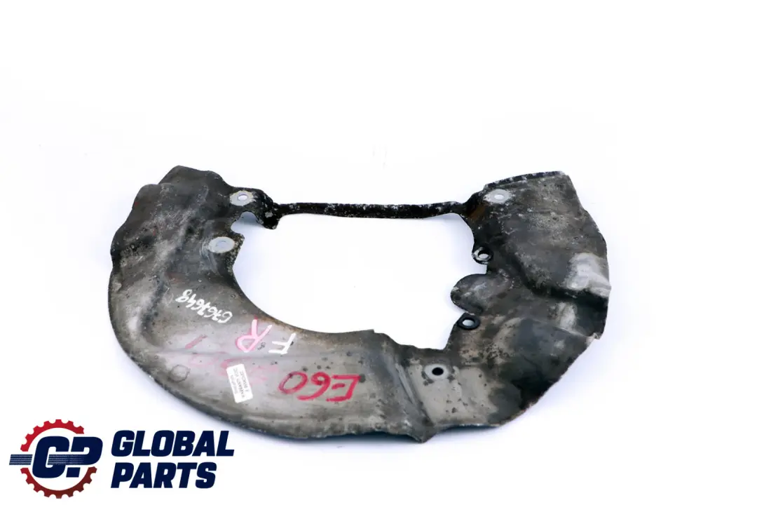 BMW 5 Series E60 E61 LCI Protection Cover Plate Brake Disc Front Right O/S - SKU 6767648 - Part number 6767648
