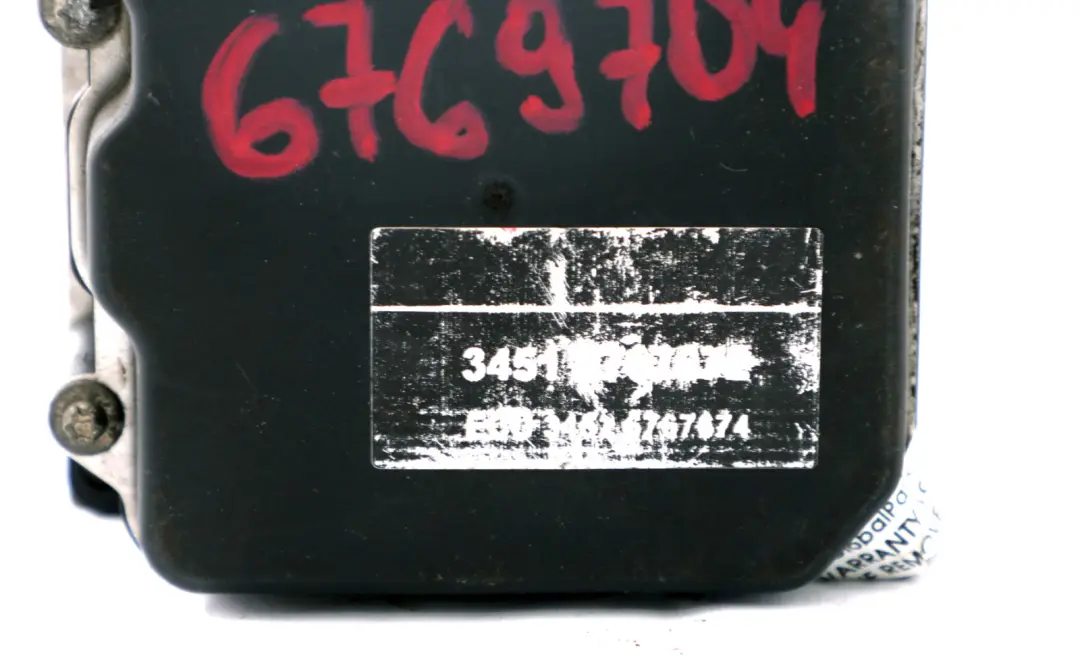 DSC ABS Hydroaggregat 6767674 für BMW 5 6 er E60 E61 E63 E64 mit Teilenummer 6767672 BMW 5 6 er E60 E61 E63 E64 DSC ABS Hydroaggregat 6767674 - SKU 6767672 - Teilenummer 6767672