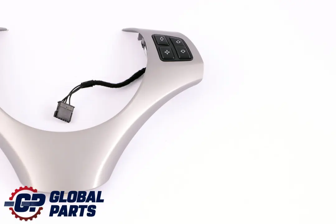 Trim Cover Multifunction Switch Steering Wheel to BMW 1 3 Series E87 E90 Silver with Part number 6767715 BMW 1 3 Series E87 E90 Silver Trim Cover Multifunction Switch Steering Wheel - SKU 6767715-1 - Part number 6767715