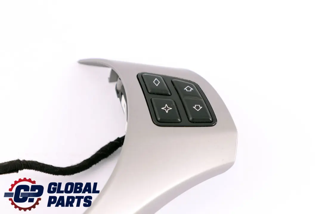 BMW 1 3 Series E87 E90 Silver Trim Cover Multifunction Switch Steering Wheel - SKU 6767715-1 - Part number 6767715