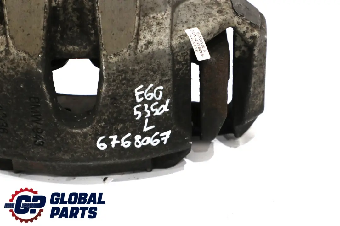 Reihe E60 E61 E63 535d 550i 650i Bremssattelgehäuse Vorne Links für BMW 5 6 mit Teilenummer 6768067 BMW 5 6 Reihe E60 E61 E63 535d 550i 650i Bremssattelgehäuse Vorne Links - SKU 6768067 - Teilenummer 6768067