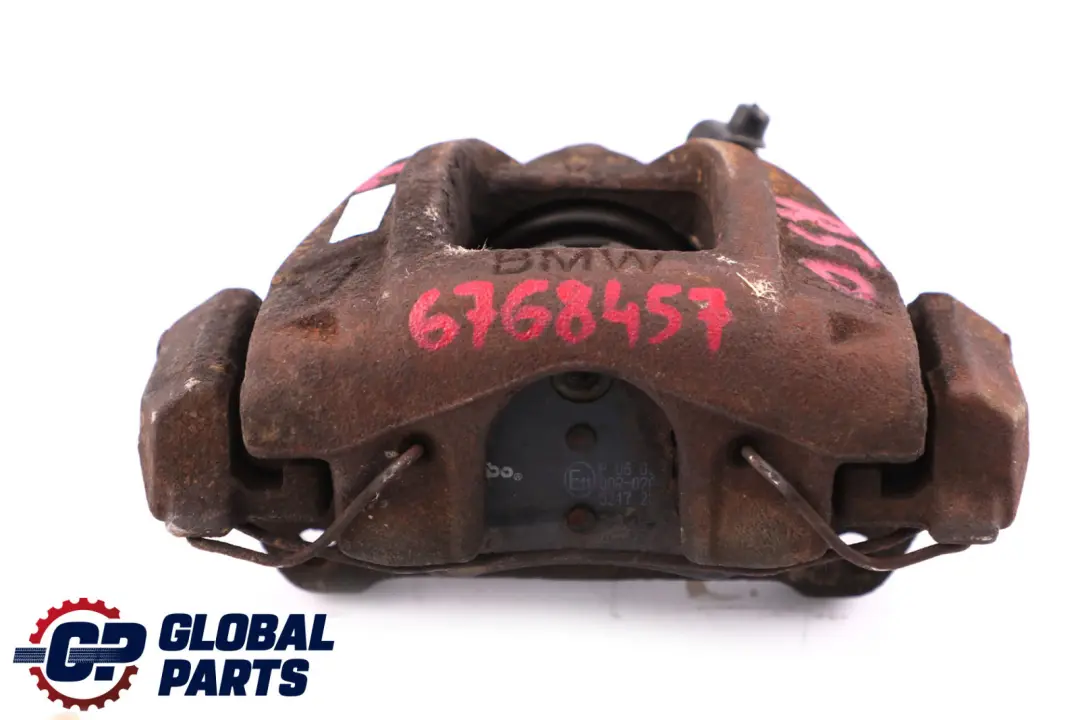 Front Left Wheel N/S Brake Caliper Housing to Mini Cooper R50 R52 R53 with Part number 6768457 Mini Cooper R50 R52 R53 Front Left Wheel N/S Brake Caliper Housing - SKU 6768457 - Part number 6768457