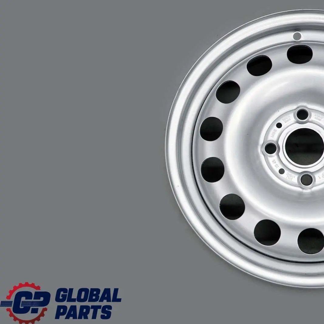 Mini Cooper One R50 R52 R55 R56 R57 R58 R59 Silver Steel Wheel Rim 15" - SKU 6768497-2 - Part number 6768497