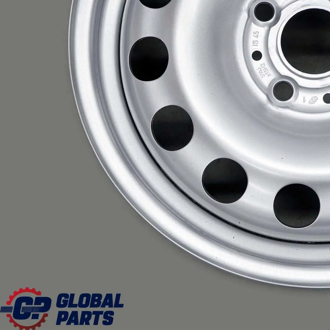 Mini Cooper One R50 R55 R56 R57 Silver Steel Wheel Rim 15" 5,5J ET:45 - SKU 6768497-3 - Part number 6768497