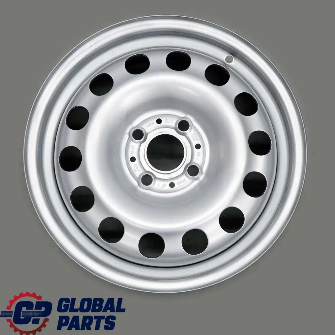 Steel Wheel Rim 15" 5,5J ET:45 to Mini Cooper One R50 R55 R56 R57 Silver with Part number 6768497 Mini Cooper One R50 R55 R56 R57 Silver Steel Wheel Rim 15" 5,5J ET:45 - SKU 6768497-3 - Part number 6768497