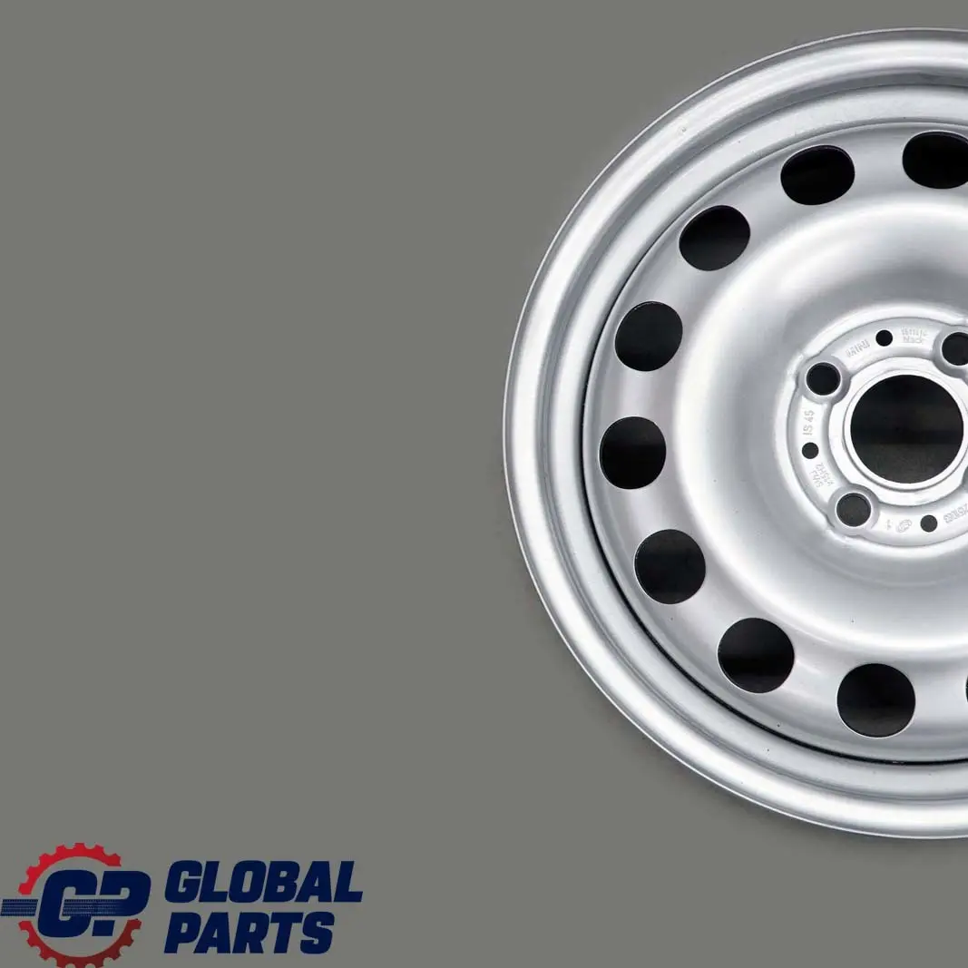 Mini Cooper One R50 R55 R56 R57 Silver Steel Wheel Rim 15" 5,5J ET:45 - SKU 6768497-3 - Part number 6768497