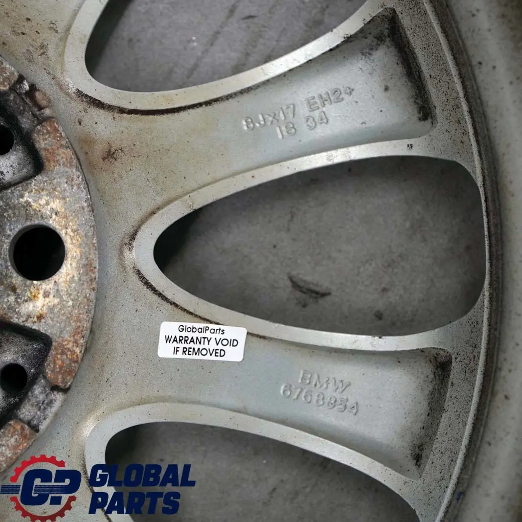 BMW E90 E91 E92 Silber Alufelge Alu Felge V-Speiche 188 17" 8J ET:34 - SKU 6768854-3 - Teilenummer 6768854